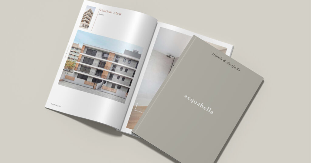 Acquabella unveils dedicated contract brochure