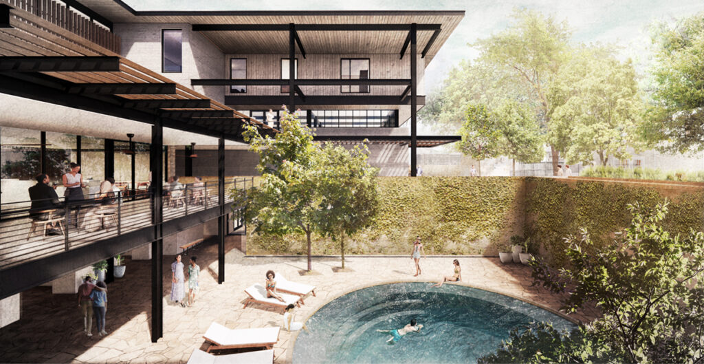 Clayton Korte partners with New Waterloo to design Albert Hotel in Texas