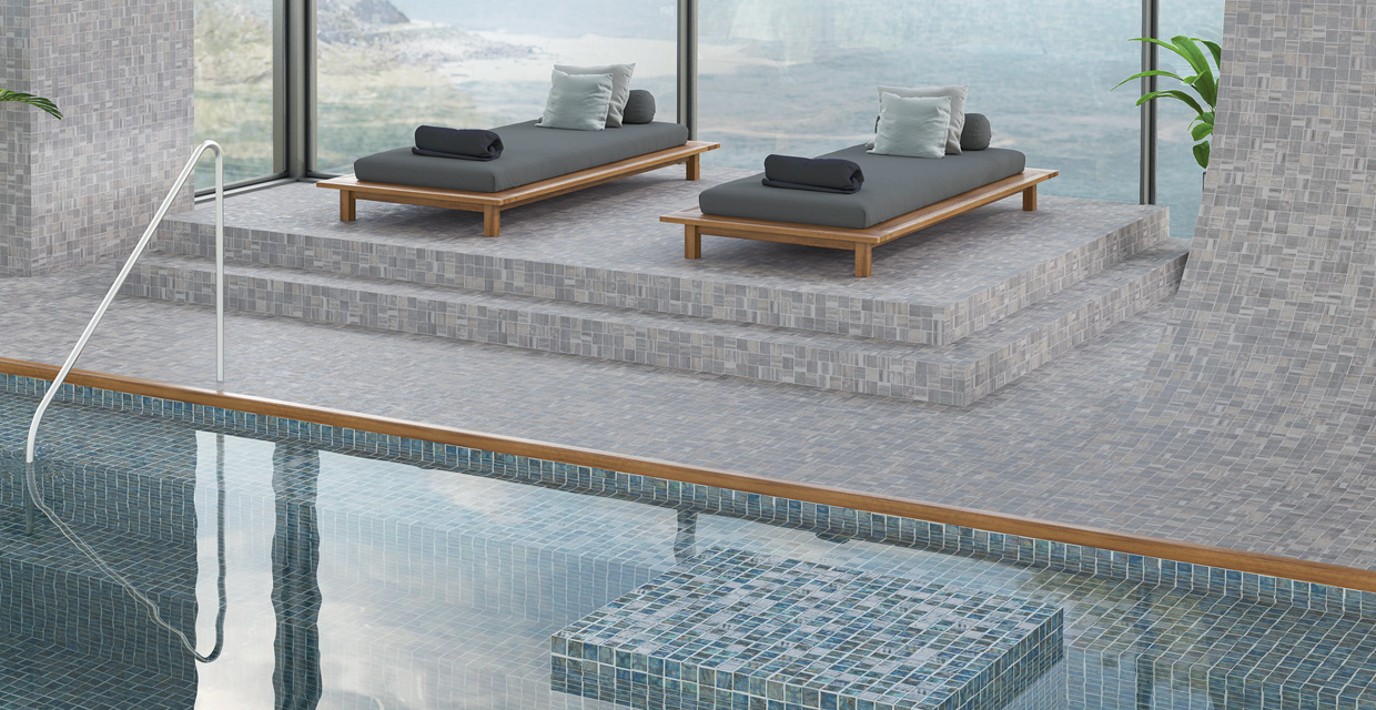 Tiles for any type of pool with Aquatechnica | Hospitality Interiors