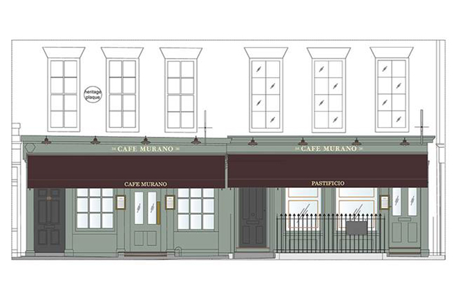 Café Murano Covent Garden to open in June