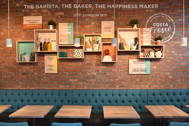 Caulder Moore unveils interiors for new Costa Fresco concept
