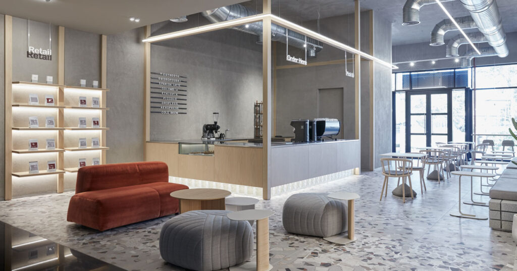 Pallavi Dean’s Roar Studio creates a minimal interior with a raw twist for new Dubai coffee shop