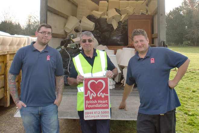 Down Hall Country House Hotel donates to British Heart Foundation