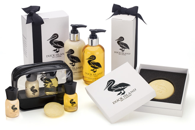 Hotel toiletries, Duck Island