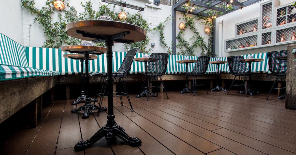 DURATRAC sustainable decking selected for The Groucho Club