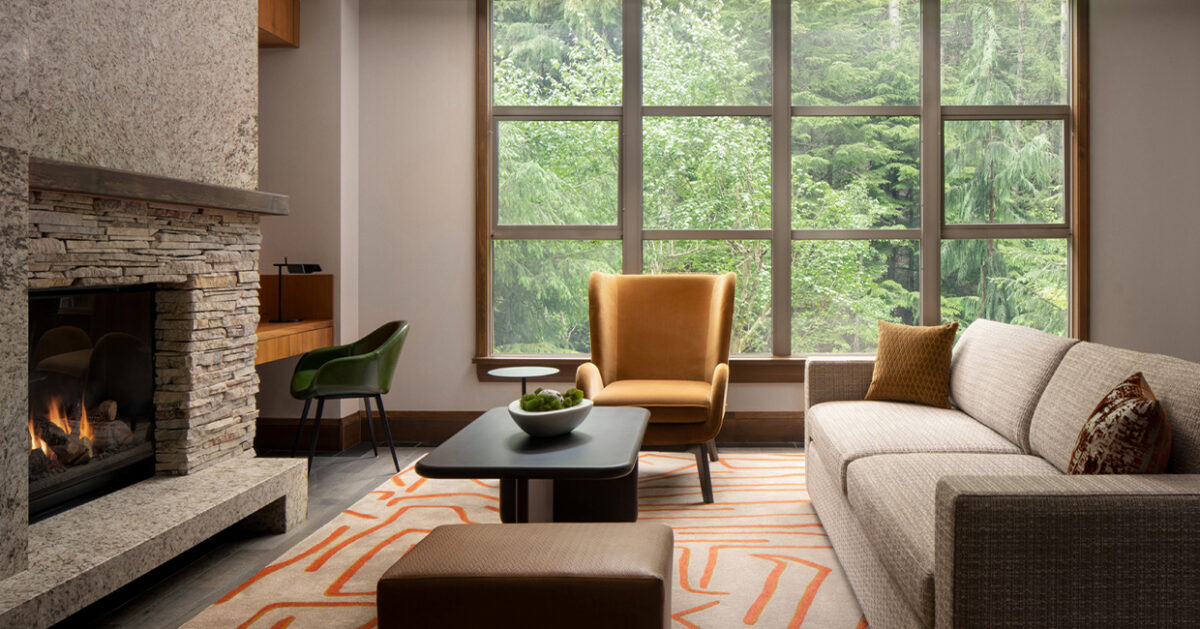 Illustration of Nature-Inspired Limestone Apartment Renovation