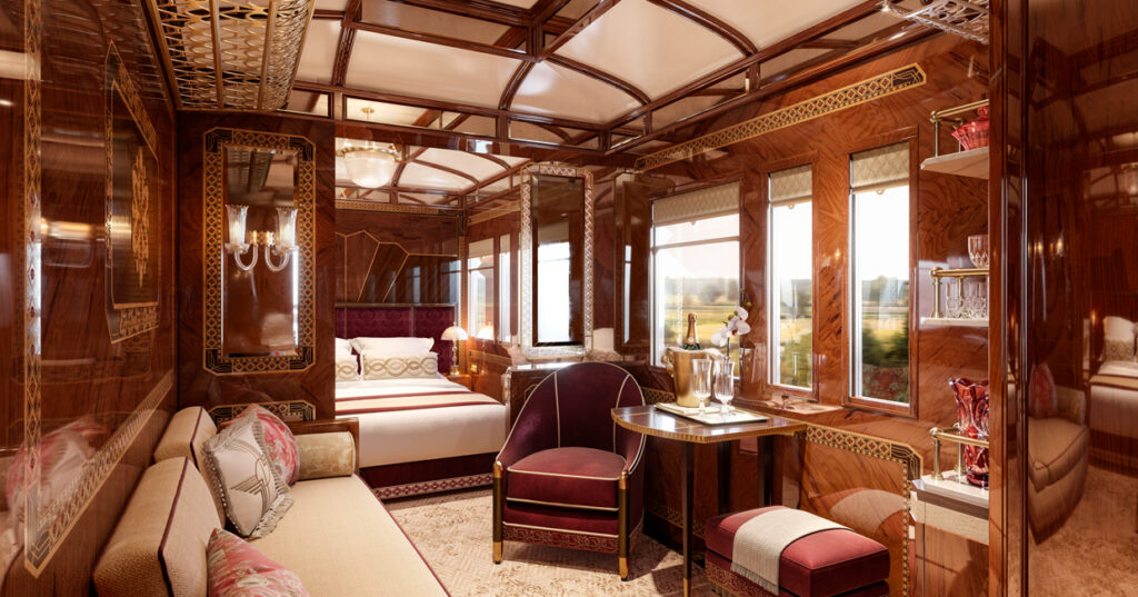 Wimberly Interiors designs three new Grand Suites for Venice Simplon-Orient-Express