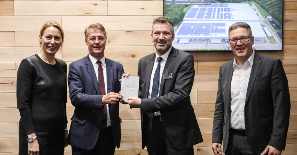 GROHE recognised for sustainable production plant