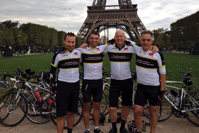 Industry members ride to victory in HA’s London to Paris Cycle Challenge