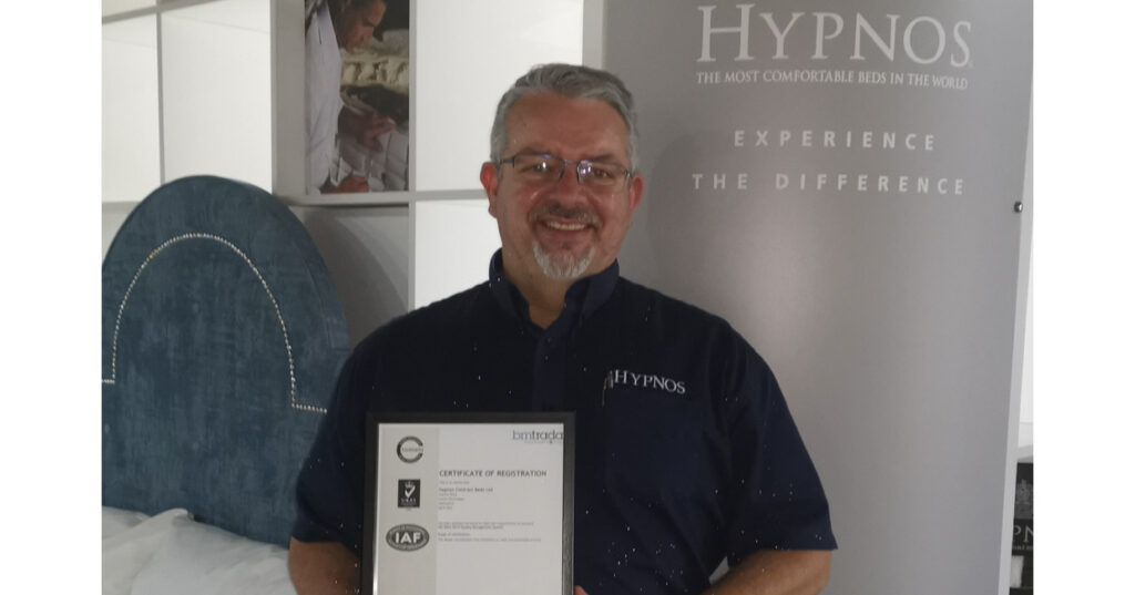 Hypnos achieves ISO standard for quality management