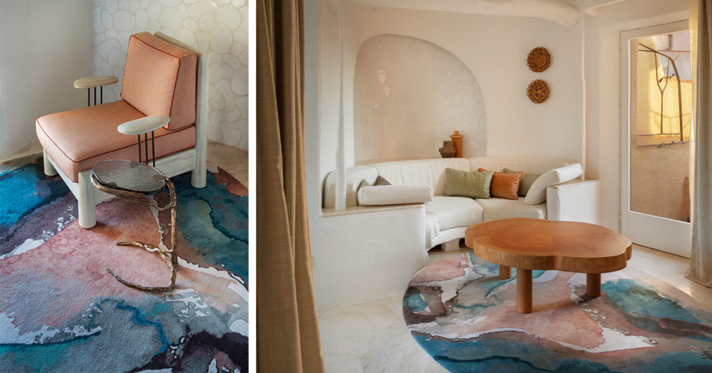 The Cala di Volpe rugs