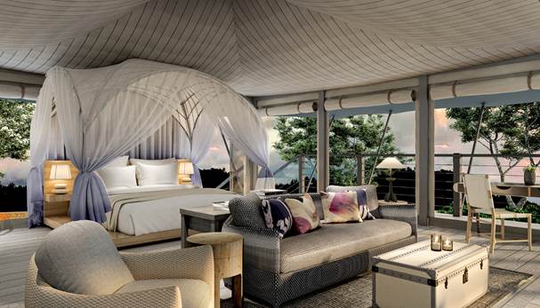 Kristina Zanic Consultants designs interiors for Marriott’s first luxury safari lodge in Kenya