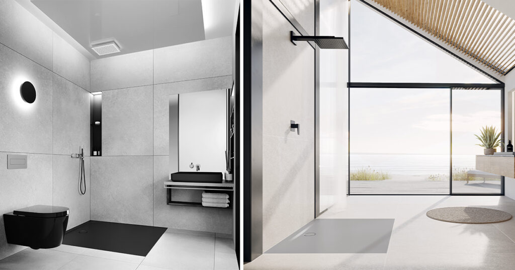 Kaldewei: flat to the floor shower surfaces