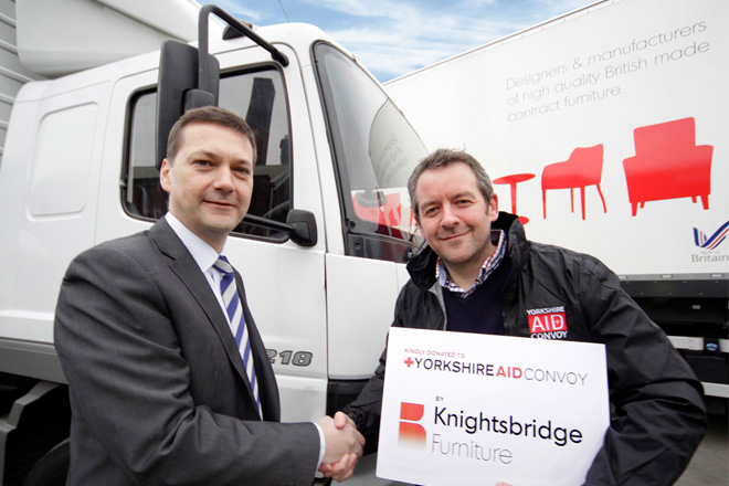 Knightsbridge gets Yorkshire Aid Convoy on the road