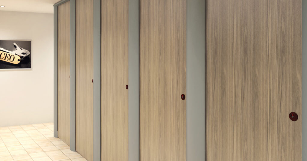 Mix and match washroom materials from Lawcris