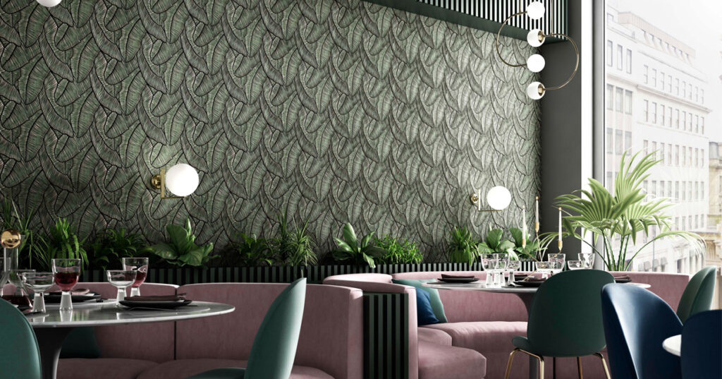 Bespoke sculptural walls from Lincrusta