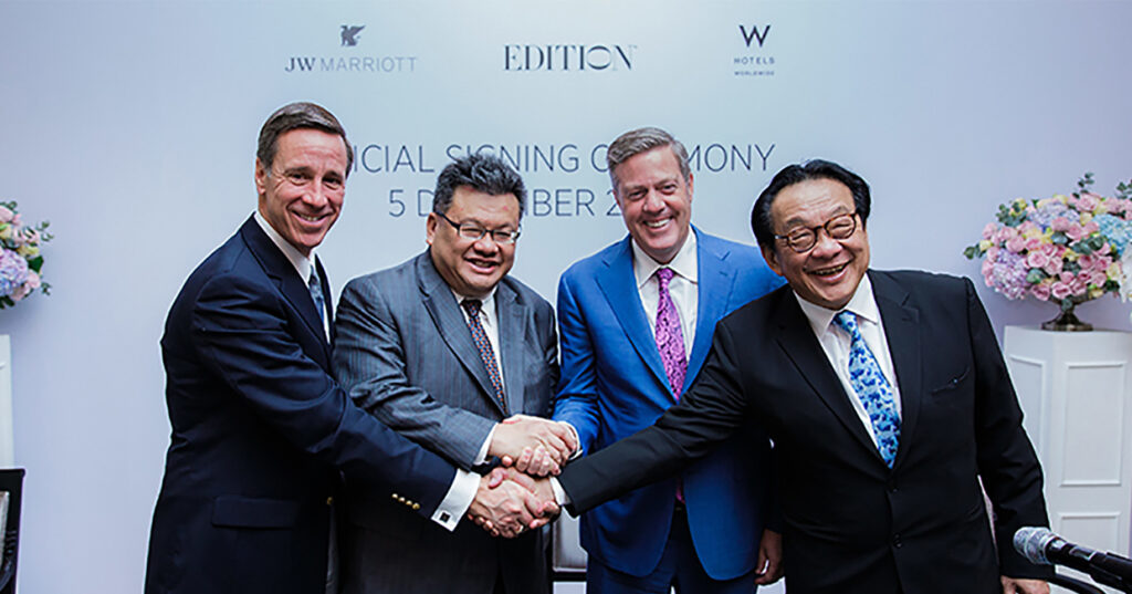 Marriott and YTL Hotels announce expansion plans for Asia