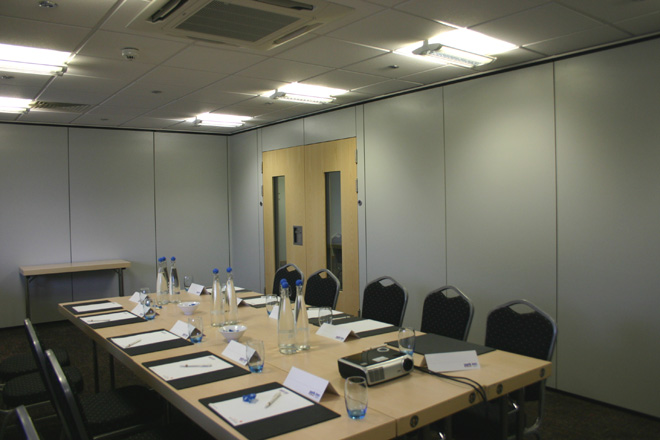 Style’s folding partitioning creates successful rental space