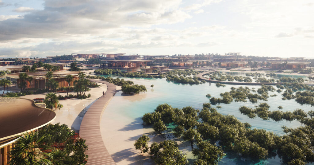 HRH Crown Prince launches stunning nature inspired designs for gateway island