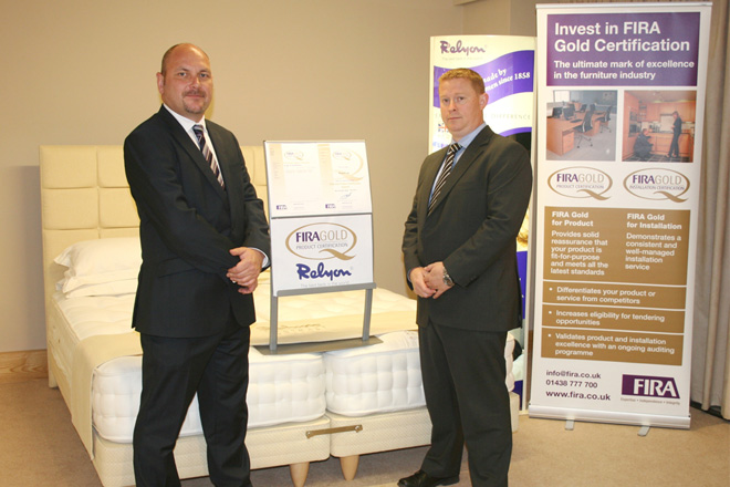 Relyon contract beds first to be awarded FIRA Gold