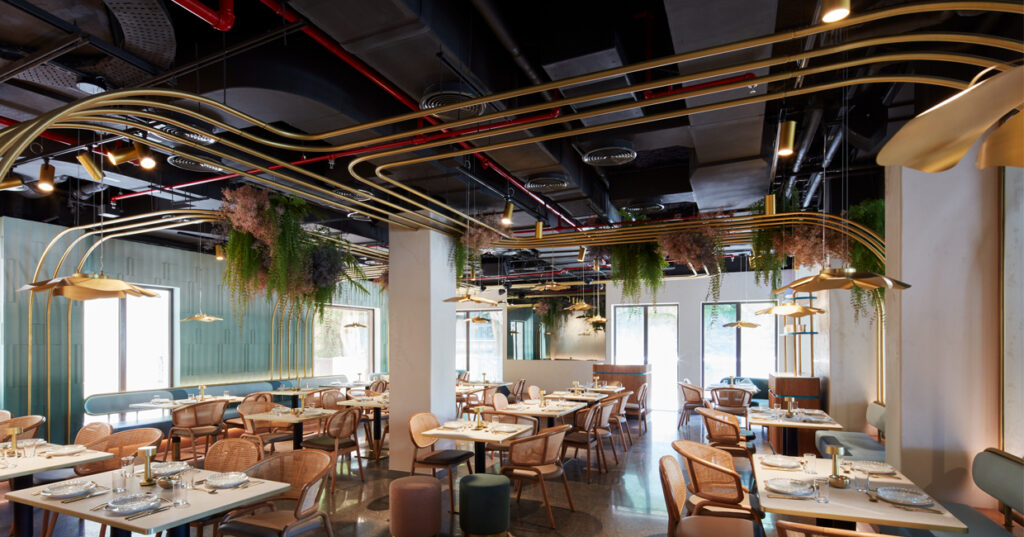 Pallavi Dean’s Roar studio draws inspiration from Yarmouk River Valley for the redesign of Dubai’s Mezza House restaurant
