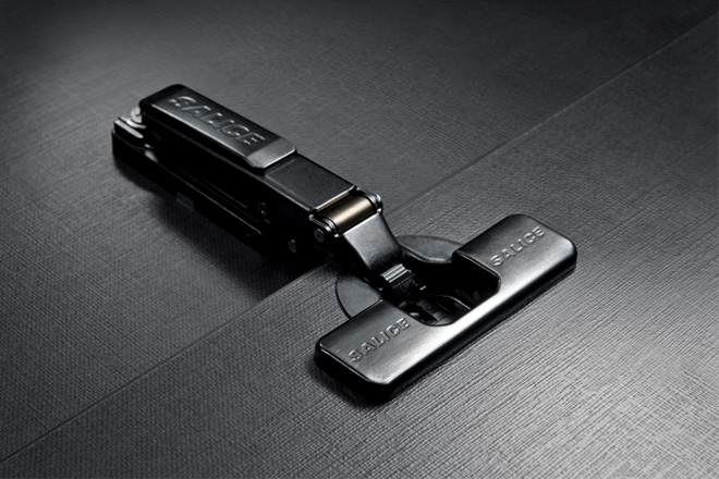 Titanium-finish hinge, Salice