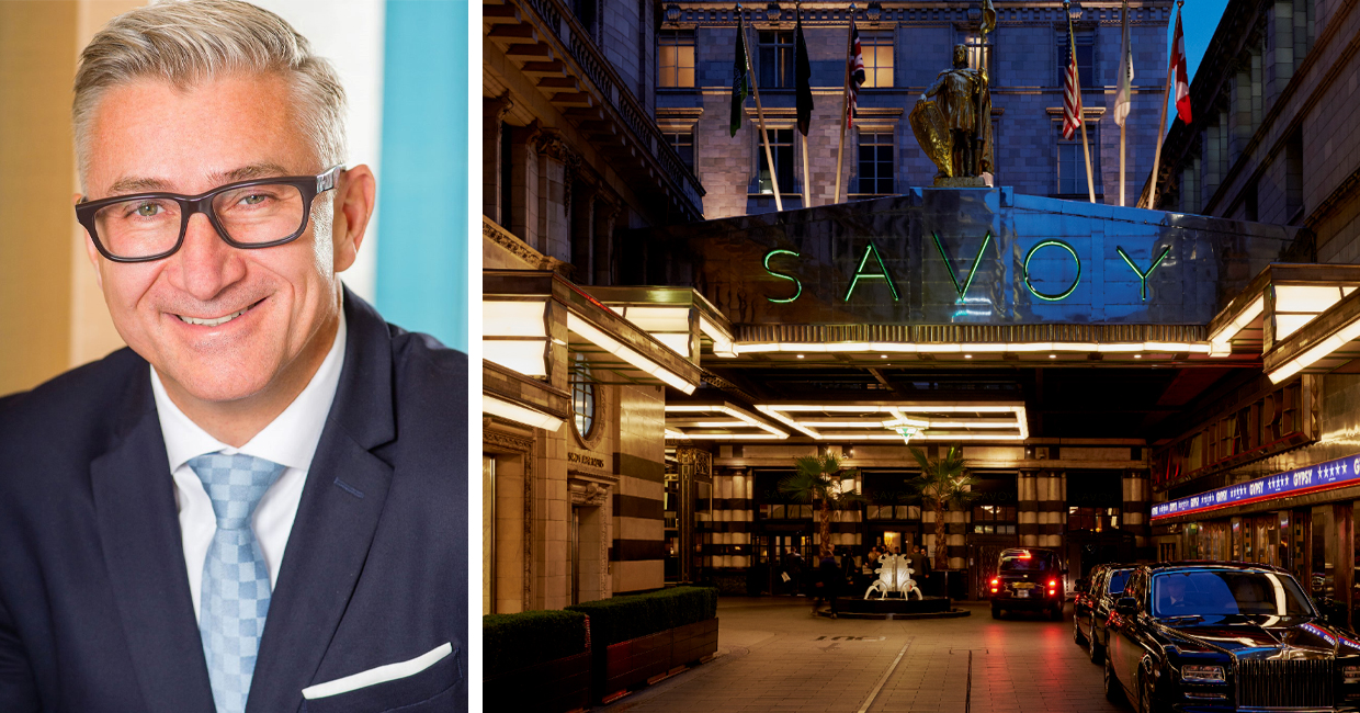 The Savoy announces new Managing Director Hospitality Interiors