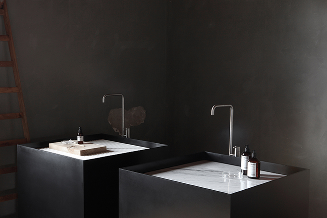 HI-MACS inspires new NotOnlyWhite bathroom collections once again