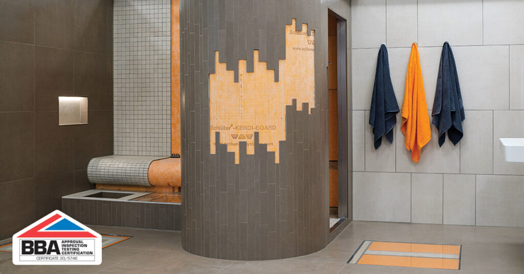 Schlüter’s KERDI-BOARD gains BBA Certification