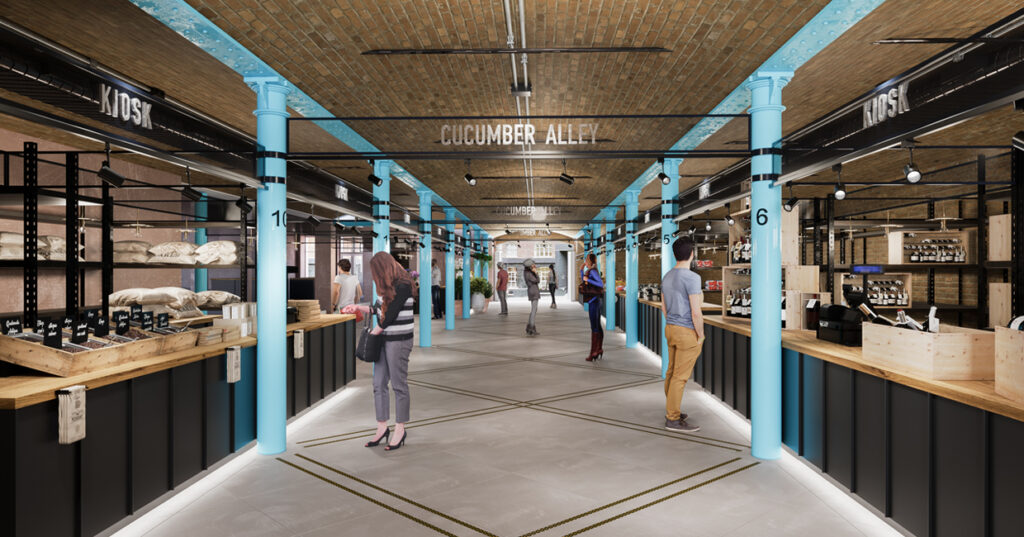 Stiff + Trevillion designs Seven Dials Market