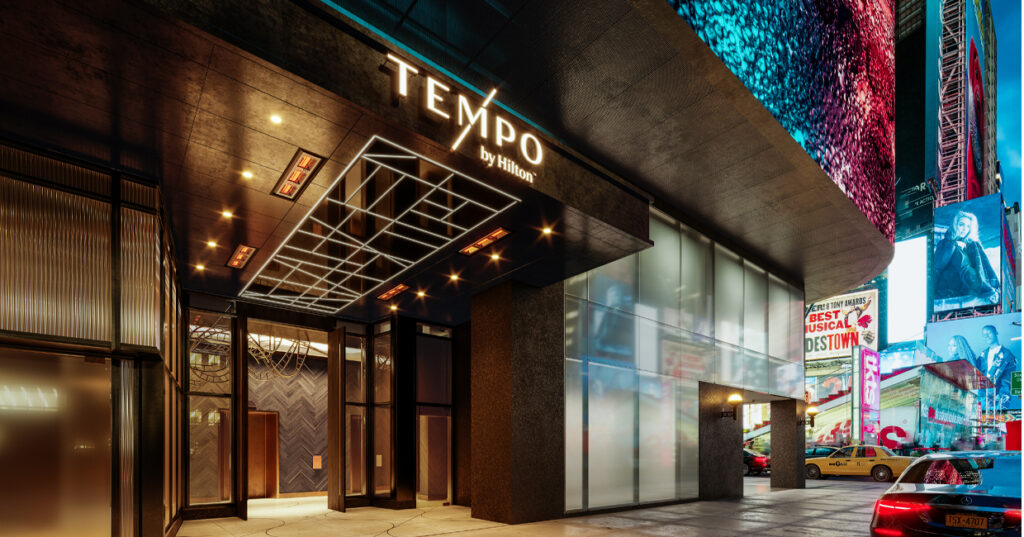 Tempo by Hilton Announces Plans to Debut Brand’s First Hotel in 2023 with Signing of New Build Property in the Heart of New York’s Times Square