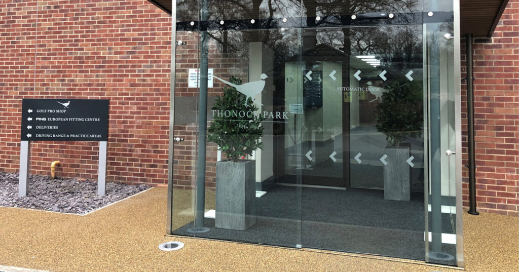 Automatic storm lobby from TORMAX improves visitor access at Lincolnshire golf club