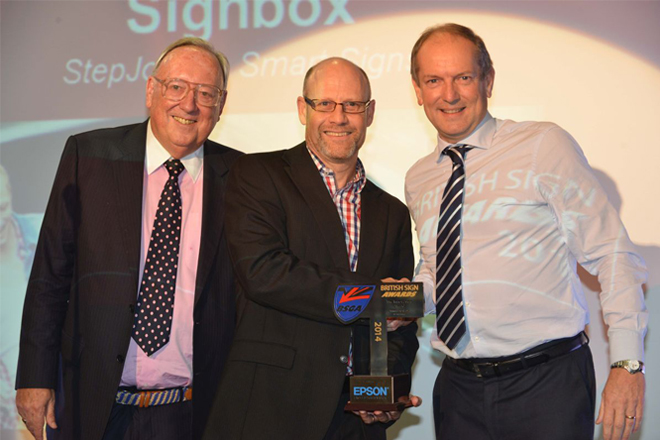 Signbox scoops gong at BSGA British Sign Awards 2014