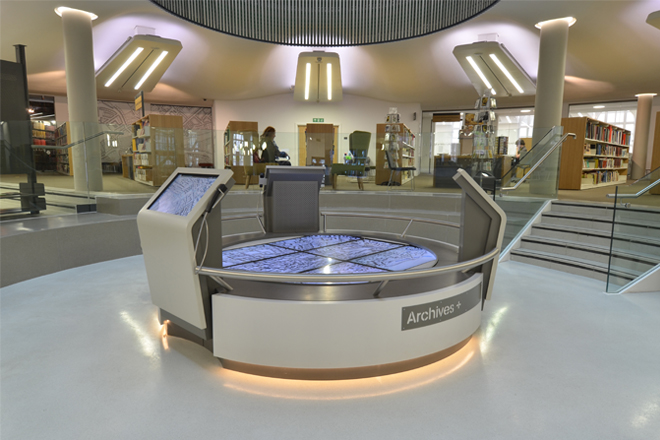 DuPont Corian brings city library into digital age
