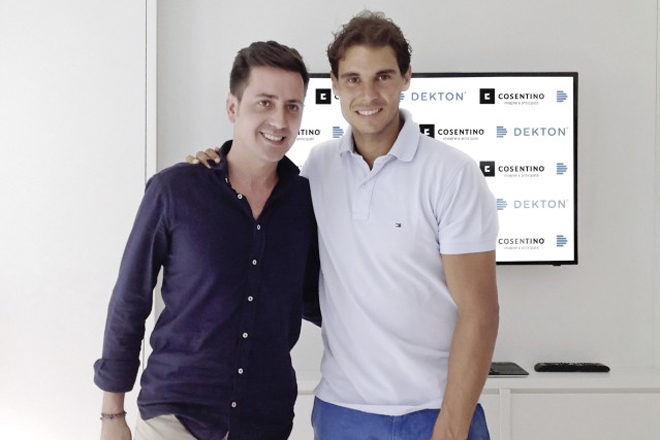 The Cosentino Group enters into a collaboration agreement with tennis player Rafa Nadal