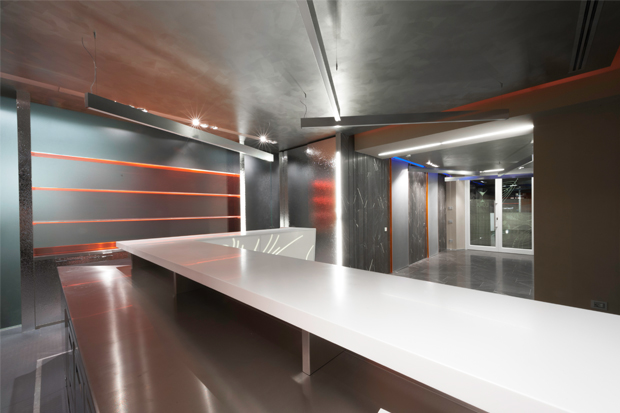 Bureau SLA creates house-shaped art gallery from Hi-Macs