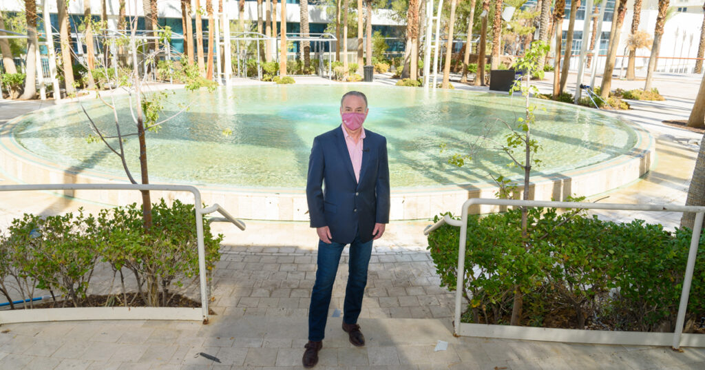 Virgin Hotels Las Vegas divulges details on outdoor pool and entertainment complex