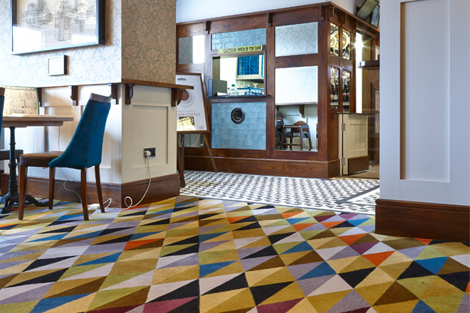 Wilton Carpets Commercial: Mesmerising geometrics
