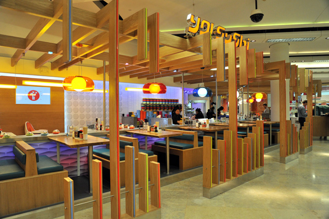 DGA Architects completes YO! Sushi rebuild
