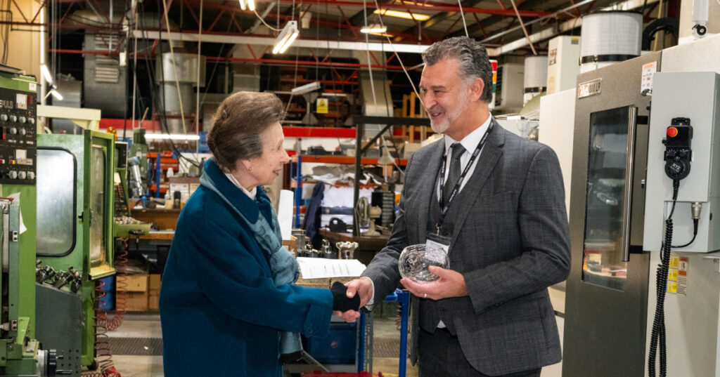 HRH The Princess Royal presents King’s Award at Focus SB