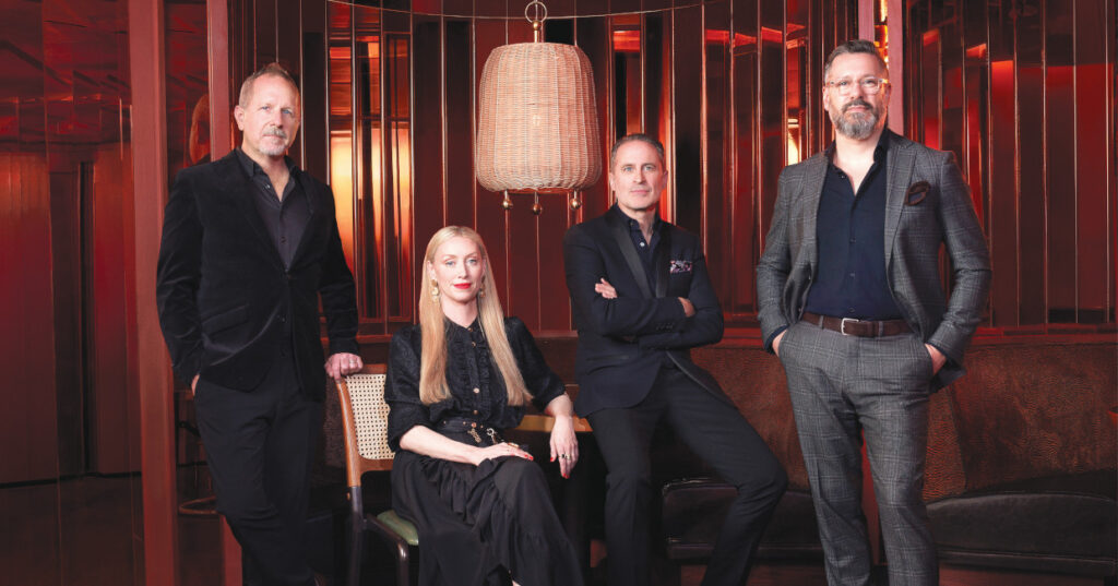 Greg Bradshaw, Adam Farmerie, William Harris and Kristina O’Neal, Co-Founders of AvroKO AvroKo