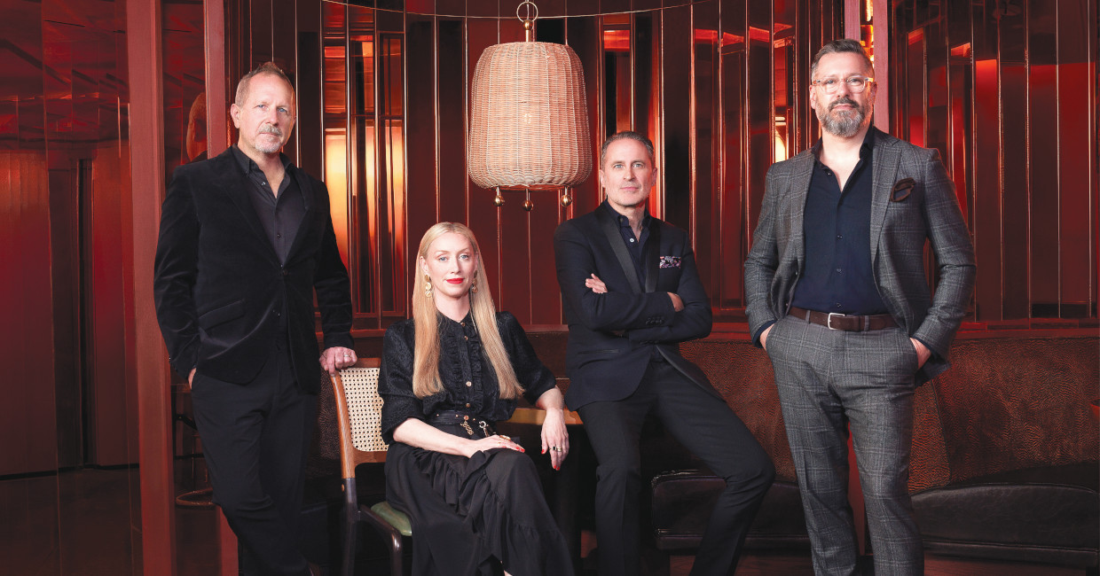 Greg Bradshaw, Adam Farmerie, William Harris and Kristina O’Neal, Co-Founders of AvroKO